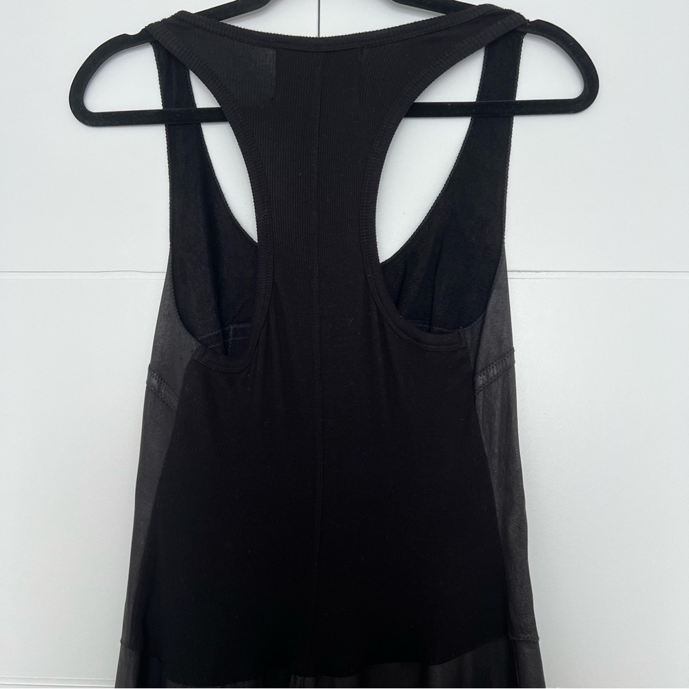 Illia Black Leather Dress - Picture 4 of 4